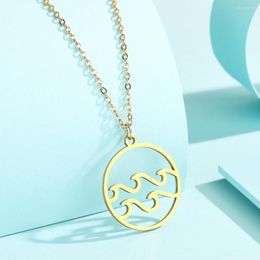 Pendant Necklaces Kinial Exquisite Stainless Steel Water Charm NECKLACE Geek Jewelry Source Christmas Gift For Girlfriend