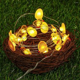 Strings 1/2M LED Lighting String Battery Powered Waterproof Copper Wire Garland Fairy Light Kids Gifts Easter Party Decoration