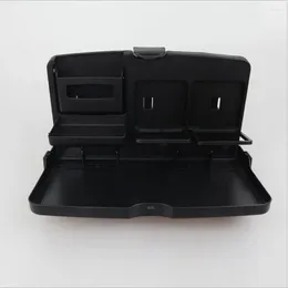 Drink Holder Car Back Seat Dining Table Organiser Tray Laptop With Phone Foldable Bracket Beverage Rack