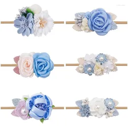 Hair Accessories Fashion Flower Headband Simple Cloth Rural Children Headwear Jewellery For Girls Party Birthday Gift