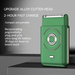 Razors Blades Electric Shaver Reciprocating Floating Razor Ultra thin Portable Rechargeable Models Water washed Cutting Head 231102