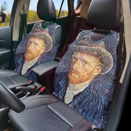 Car Seat Covers Van Gogh Oil Painting Non-slip Vest Cover For Women Fashion Style Auto Protector Fit Most Trucks Accessoires