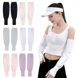Racing Sets Summer Cooling Sportswear Running Arm Sleeves Cover Outdoor Sport Sun Protection