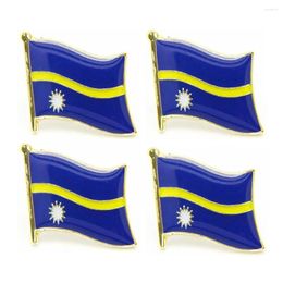 Brooches Lots 5pcs Nauru National Flag Pin Badge Country Lapei