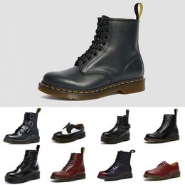 2023 Damen Herren Schneestiefel Winter Lederpelz Ankle Half Marineblau Rot Bordeaux Grüne Stiefeletten Triple Schwarz Weiß