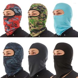 Cycling Caps Motorcycle Balaclava Full Cover Face Mask Quick Dry Ultra UV Protection Outdoor Riding Visor Hood Cap