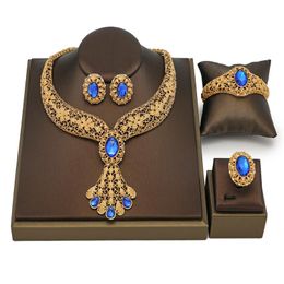 Necklace Earrings Set & ZuoDi 2023 Dubai Gold Designer Jewellery Nigerian Wedding Fashion African Woman Costume WholesaleEarrings