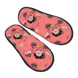 Steven Universe Women Men Ladies Wool Slides Slippers Winter Fur Fluffy Furry Letters Sandals Slippers Warm Comfortable Fuzzy Girl Flip Flop Shoes