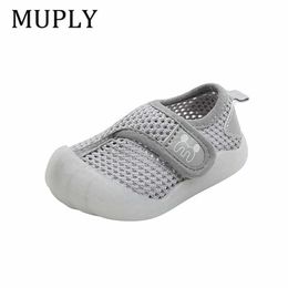 Athletic Outdoor Kid shoes Spring/Autumn 2023 Soft Bottom baby steps shoes Boys Girls Breathable Embroidered White Grey Pink W0329