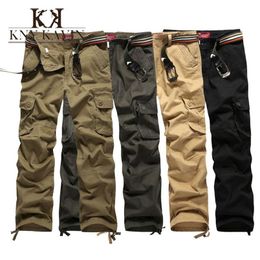 cargo pants for women New Arrive Brand Mens Cargo Pants for Men More Pockets Zipper Trousers Outdoors Overalls Plus Size Army Pan311e