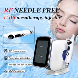 New arrival RF needle free mesotherapy injector portable anti aging skin resurfacing no pain machine