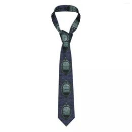 Bow Ties Personalised Haunted Mansion Logo Tie Men Classic Halloween Grimace Ghosts Silk Business Necktie