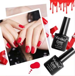 8MLbottle Colour Coat Nail Gel Polish Soakoff Resin UV Led Gel Vermilion Series Red Wine8017887