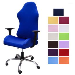 Chair Covers 1 Set Rotating Armchair Slipcovers For Home Study Chairs Universal Cover Gaming Spandex Office Solid