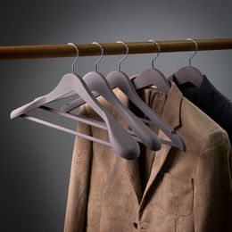 Hangers Racks 6-piece wide shoulder hanger non-slip adult suit hanger for clothing storage durable thick material 230403