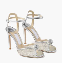 Cheap Summer Sacaria Dress Wedding Shoes Pearl Embellished Satin Platform Sandals Elegant Women White Bride Pearls High Heels Ladies Pumps EU High
