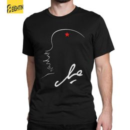 Mens TShirts Che Guevara Signature Guerrilla Icon Revolution Men Fun 100% Cotton Tees Crew Neck Short Sleeve T Shirt Clothing 230403