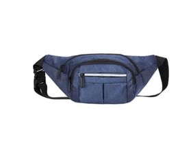 High qualitys Men Women Waist Bags Leather Sport Runner Fanny Pack Belly Waist Bum Bag Fitness Running Belt Jogging Pouch Back Grid Bags #6158