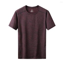 Men's T Shirts Summer T-shirt Short Sleeve Young Outdoor Quick Drying Clothes Loose Breathable And Elastic