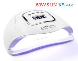 SUN X5 Max UV LED Lamp For Nails Dryer 80W54W45W Ice Lamp For Manicure Gel Nail Drying Gel Varnish6697221
