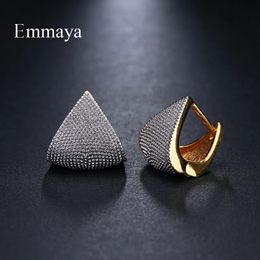 Stud Emmaya Brand Unique Fashion Two Tone Originality Geometric Jewelry Earrings For Woman Charm Wedding Party Gift 231102