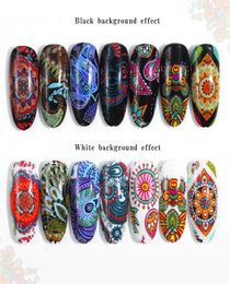 10pcs 204cm Colorful Nail Foil Set Adhesive Transfer Sticker Personalized Pattern Wraps Slider Tape Decoration Manicure9147121