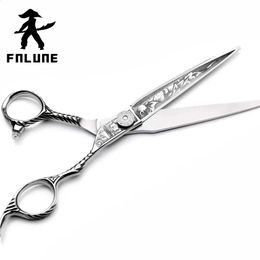 Scissors Shears FnLune Tungsten Steel Professional Hair Salon Cut Barber Accessories Haircut Thinning Shear Hairdressing Tools 231102