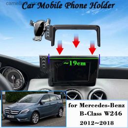 Car Holder Car Mobile Phone Holder For Mercedes-Benz B-Class 220 220d W246 2012~2018 GPS Stand Special Mount Support Bracket Accessories Q231104