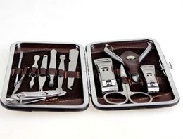 12pcsset professional Metal manicure tools Nails Art Manicure Set Carbon Steel Manicure Nail Art Kit8853565