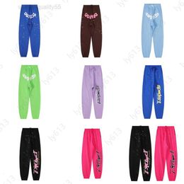 Sweatpants Spider Young Thug 555555 Womens Sp5der Web Print High Quality Fabrics Trouser Y2k Casual Pant