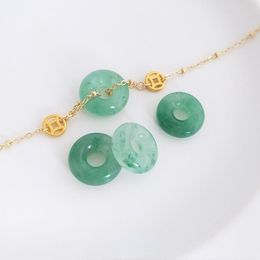 Beads Other Natural African Donut Jade Diy Jewellery Pendant Accessories Stone Jewellery Making SuppliesOther