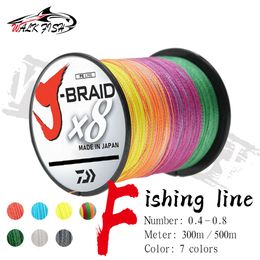 Braid Line WALK FISH Japan 8X Fishing Line 300M 500M 8 Strands Braided Fishing Line Multifilament PE Line for Carp Fishing Wire 230331