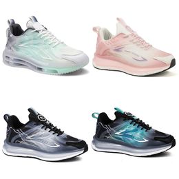 Multi-colored running shoes men women black blue green pink mens trainers outdoor sports