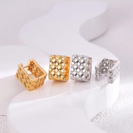 Stud Earrings Korean Minority Design Rhombus Square Simple And Versatile Cool Style For Girls Jewelry.