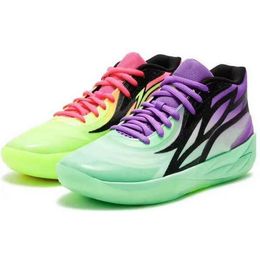 Lamelo Ball 02 Basketball 4 Schuhe Männer Kinder 2 Phoenix Phenom Flare Jade Blau 2024 Mann Trainer Sneaker Heißer Verkauf 9767