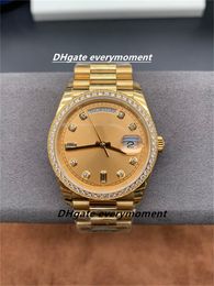Diamond inlaid luminous watch 128238 228348 228239 EW factory maker automatic mechanical women's men's watch cal.3255 waterproof week calendar ceramic Wristwatch