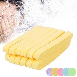 makeup Compressed Seaweed Sponge Magic Face Cleaning Pad Cosmetic Puff Cleansing Sponge Wash Face Makeup Tools Puff 12pcs/bag