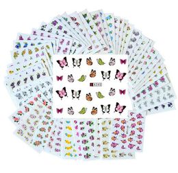 50 Sheets Set Mixed Flower Water Transfer Nail Stickers Decals Art Tips Decoration Manicure Stickers Ongles6368244