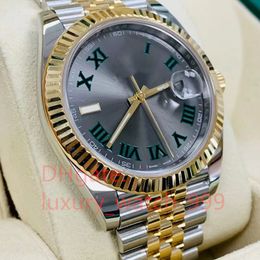 2023 Green Roman 41mm Dial 3235 Automatic Mechanical Movement Jubilee Automatic Mechanical Sapphire Glass Men Watches Waterproof Original Packaging