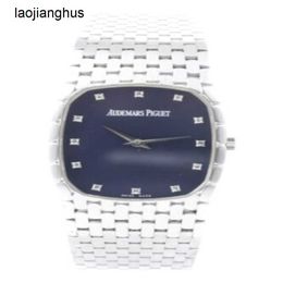 Luxury Audemar Pigue Watch Audemar Pigue Women #039;s Navy Diamond Watch 14579bcg.1116bc01 with Boxpapers