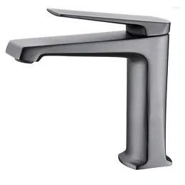 Bathroom Sink Faucets Modern Faucet Single Handle Deck Mounted Wash Basin Water Tap Brass Core And Cold Mixer Torneira Pia