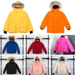 Down Coat Kids Designer Down Coat Winter Jacket Boy Girl Baby Outerwear Jackets with Badge Thick Warm Outwear Coats Children Parkas Fashion Clasic