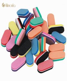 25PcsLot Mini Nail Buffer Block Mix 10 Style Colourful DIY Sponge Professional Polish Manicure Care Art Buffers Tools11185261