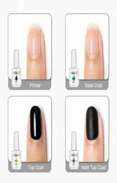 Nail Gel Nails Polish Kit Base Top Coat Set No Wipe And Matte For Daily Care Beautifying5415199