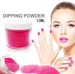 4 in 1 Bright Nude Pink Colours Dipping Tool Kits Set 10gBox 16ml Base Top Coat Activator Dip Powders Nails Color3102592