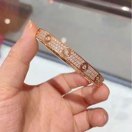 2023 explosive bracelet AETEEY Network Red Same 18K Rose Gold Bracelet with Micro Diamond Full Sky Star V Gold Bracelet as a Valentine's Day Gift for Girlfriend