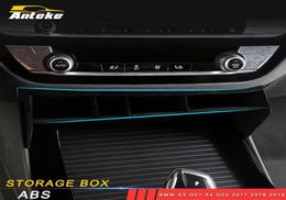 For BMW X3 G01 X4 G02 2017 2018 2019 Car Styling Center Console Storage Barrel Organizing Box Organizer Case Interior Accessory1802995785