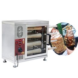 Bread Makers Electric Tabletop Bread Roll Maker Temperature Controlled Hungarian Chimney Roll Bread Oven For Sale