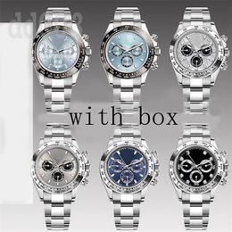 Fashion bioceramic watch luxury designer watches stainless steel bright sapphire 40mm 904L montre de luxe business paul newman mens watch folding buckle SB019 C23