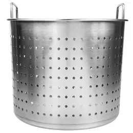 Double Boilers Spaghetti Noodles Pasta Crayfish Boiler Crawfish Pot Stainless Steel Large Leaky Lobster Bucket Kitchen Supplies